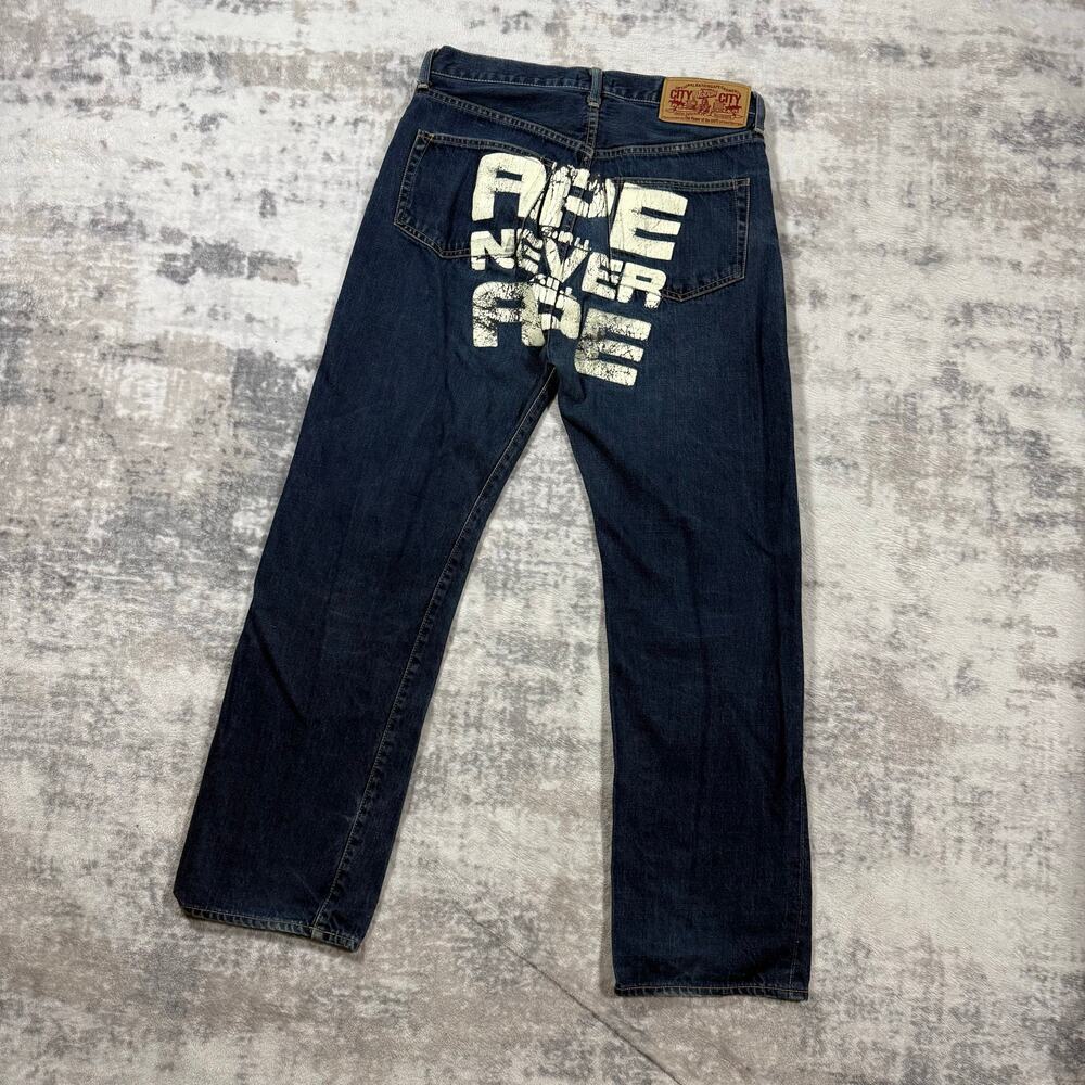 Authentic Bape 2000’s ASNKA Jeans 32